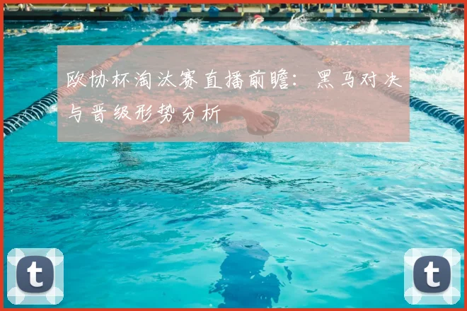 欧协杯淘汰赛直播前瞻：黑马对决与晋级形势分析