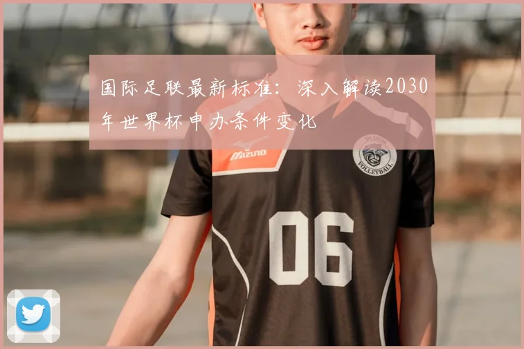 国际足联最新标准：深入解读2030年世界杯申办条件变化
